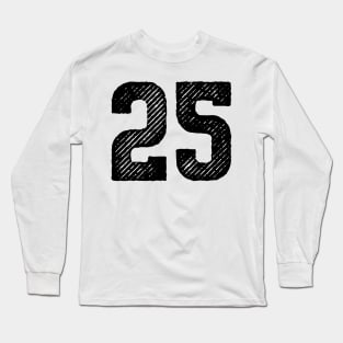 Rough Number 25 Long Sleeve T-Shirt